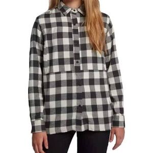 HURLEY Button Down Flannel Shirt